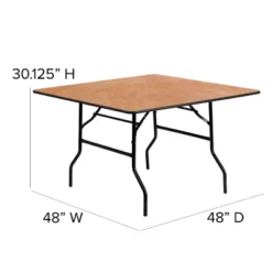 Flash Furniture 4-Foot Square Wood Folding Banquet Table 12 Flash Furniture 4-Foot Square Wood Folding Banquet Table -Furniture Shop GUEST 204f1f10 0551 4fe1 b0ad 1cb0c1863e8a