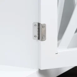 HOMCOM Sideboard, Buffet Cabinet With Storage, Adjustable Shelves, Credenza With 3 Glass Doors For Living Room, Study, White -Furniture Shop GUEST 21c1e6e0 6c45 4799 acf1 7e2cbeb10824