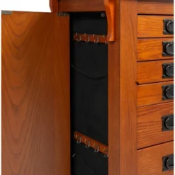 Delia Jewelry Armoire Brown - Powell Company -Furniture Shop GUEST 2245716a fa42 47af 9bbe f7ab634fcde4