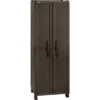 Resin Rattan Wardrobe Cabinet Brown - Inval 2 Resin Rattan Wardrobe Cabinet Brown - Inval -Furniture Shop GUEST 22479f04 d55e 4f16 8338 7a4a6ec6b11d