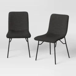 2pk Turnbull Upholstered Dining Chairs - Project 62™ -Furniture Shop GUEST 2357c71c e7f9 43ef a4db 6044e88ab305