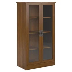 53" Auburn Hill Bookcase With Glass Doors Room & Joy -Furniture Shop GUEST 23b993d4 1dc0 47e3 85d3 3a87e629db20