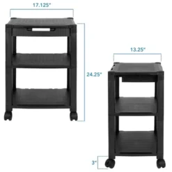 Mount-It! 3 Tier Mobile Printer Stand With Drawer | Height Adjustable Printer Cart With 4 Swivel Wheels And Cable Management | Rolling Printer Stand 15 Mount-It! 3 Tier Mobile Printer Stand With Drawer | Height Adjustable Printer Cart With 4 Swivel Wheels And Cable Management | Rolling Printer Stand -Furniture Shop GUEST 246d0b23 1d82 4d88 a0b3 783055444bd3