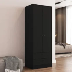 Denmark 2 Door And 2 Drawer Wardrobe - Polifurniture 18 Denmark 2 Door And 2 Drawer Wardrobe - Polifurniture -Furniture Shop GUEST 246e356e 61fb 40dd 897b bcc85cfd2ae0