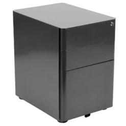 Flash Furniture Work From Home Kit - Black Computer Desk, Ergonomic Mesh Office Chair And Locking Mobile Filing Cabinet With Side Handles -Furniture Shop GUEST 255f6ab2 0a9c 410a ade3 ec7561592662