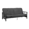 Full Harlow Metal Arm Futon Black/Gray - Room & Joy -Furniture Shop GUEST 257f27cd d533 459f a5cc b3d3c176a375