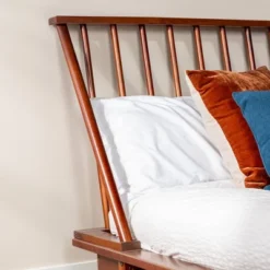 Boho Solid Wood Spindle Platform Bed - Saracina Home 21 Boho Solid Wood Spindle Platform Bed - Saracina Home -Furniture Shop GUEST 25c48dee c55c 4d11 acb3 98c5359f0380