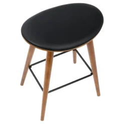 Set Of 2 26" Saddle Counter Height Barstools With Faux Leather - LumiSource 19 Set Of 2 26" Saddle Counter Height Barstools With Faux Leather - LumiSource -Furniture Shop GUEST 27e8c8f8 dc79 43f9 b442 0844f038ffaa