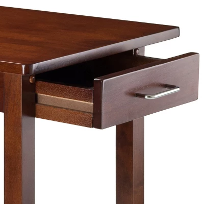 Breakfast Dining Table Wood/Antique Walnut - Winsome 4 Breakfast Dining Table Wood/Antique Walnut - Winsome - Image 2