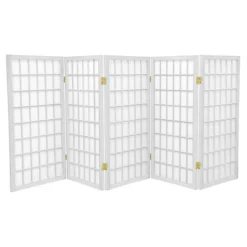 3 Ft. Tall Window Pane Shoji Screen (5 Panels) - Oriental Furniture -Furniture Shop GUEST 2bab6489 f90e 40ae be19 1ab21d7058af
