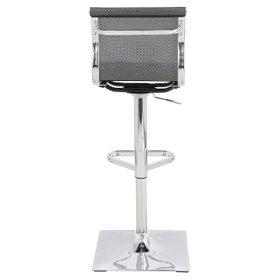 Mirage Contemporary Adjustable Barstool - LumiSource 5 Mirage Contemporary Adjustable Barstool - LumiSource - Image 3