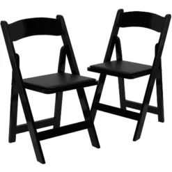 Flash Furniture 2 Pack HERCULES Series Wood Folding Chair With Vinyl Padded Seat -Furniture Shop GUEST 2bf71252 c78c 4624 9f87 41f9a5951971