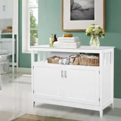 Costway Modern Kitchen Storage Cabinet Buffet Server Table 36" Sideboard Dining Wood White -Furniture Shop GUEST 2cc9c8df 8116 458f aaf6 66955660ffcd