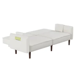 Convertible Futon Sofa Bed With Wooden Legs - ModernLuxe -Furniture Shop GUEST 2dcf9a12 f8c6 40af 81a9 3f47a5bfd1db
