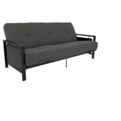DHP Henley Metal Arm Futon Frame Black Metal - Dorel Home Products -Furniture Shop GUEST 2f3f9808 3c1e 4b25 be77 eb4ef0948d18