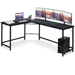 Costway L-Shaped Computer Desk Corner Workstation Study Gaming Table Home Office 21 Costway L-Shaped Computer Desk Corner Workstation Study Gaming Table Home Office -Furniture Shop GUEST 30b8fb37 271d 43a2 b027 253d4b4fdff4