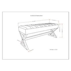 David Large Ottoman Bench - WyndenHall -Furniture Shop GUEST 30ee768a 2804 4f22 a533 7a6f62b9bd72