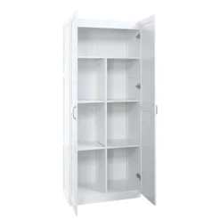 Set Of 2 Hopkins Modern 7 Shelf Freestanding Storage Closets - Manhattan Comfort -Furniture Shop GUEST 31674f3a fd01 46f9 b91c f29489e684e2