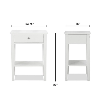 Sloan Side Table White - Finch 11 Sloan Side Table White - Finch - Image 9