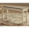 Bolanburg Counter Height Dining Room Bench Antique White - Signature Design By Ashley -Furniture Shop GUEST 33276d37 b0a3 4a5e b7bc db0dfea6c367