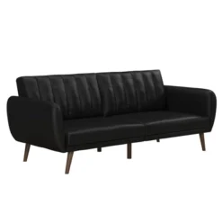 Brittany Futon Convertible Sofa Faux Leather - Novogratz 27 Brittany Futon Convertible Sofa Faux Leather - Novogratz -Furniture Shop GUEST 332a32ef eea7 402f b25e 382449531782