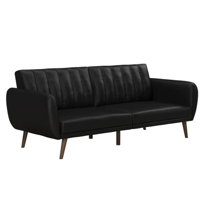 Brittany Futon Convertible Sofa Faux Leather - Novogratz 15 Brittany Futon Convertible Sofa Faux Leather - Novogratz - Image 13