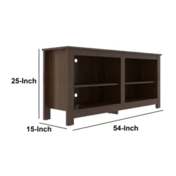 Handcrafted Wood TV Stand For TVs Up To 54" Brown - The Urban Port -Furniture Shop GUEST 344986ed de01 4bbd 8f36 0386f6f9ab61