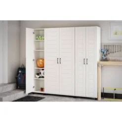 Portford 24" Wide 2 Door Shiplap Cabinet White - Room & Joy -Furniture Shop GUEST 3476825b cf31 4008 ba9c 0c204059ff01