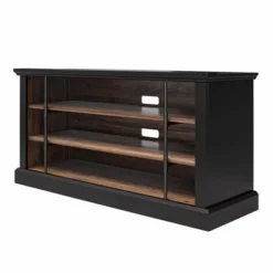 Hoffman Rustic TV Stand For TVs Up To 50" Black And Walnut - Room & Joy -Furniture Shop GUEST 34a0b8e7 adbb 41a1 8f07 54e752b27881