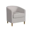 Modern Barrel Accent Chair Neutral Textured Solid - HomePop -Furniture Shop GUEST 34e0cd95 1f53 4106 927c debe95804f15