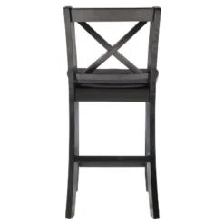 24" Torino X Back Wood Counter Height Barstool - Black - Linon 13 24" Torino X Back Wood Counter Height Barstool - Black - Linon -Furniture Shop GUEST 359fef9c 528c 464c be25 d690ef97ed77
