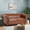 Glenmont Contemporary Channel Stitch Loveseat With Nailhead Trim - Christopher Knight Home 1 Glenmont Contemporary Channel Stitch Loveseat With Nailhead Trim - Christopher Knight Home -Furniture Shop GUEST 35cc6b8f 9fc3 4922 bb95 e1743e85eae3