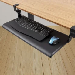 Stand Up Desk Store Clamp-On Retractable Adjustable Keyboard Tray / Under Desk Keyboard Tray | Increase Comfort And Usable Desk Space | For Desks Up To 1.5" -Furniture Shop GUEST 35dac28d 5d21 4054 a5de 881d251234b2