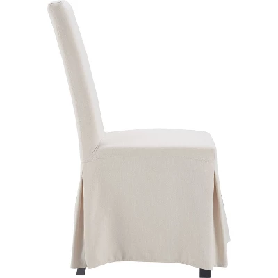 Set Of 2 Hayes Slipcover Dining Chair Ivory - Finch 4 Set Of 2 Hayes Slipcover Dining Chair Ivory - Finch - Image 2
