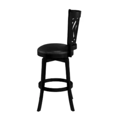 30" Van Draus Swivel Barstool Metal/Black - Hillsdale Furniture -Furniture Shop GUEST 36a28672 9974 4b0b 8ac7 c1e9248eefcb