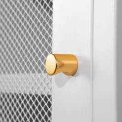 Kodali Nightstand Metal Mesh White - South Shore -Furniture Shop GUEST 37b67b32 b517 4d8f 94fc ef3abe6ee294