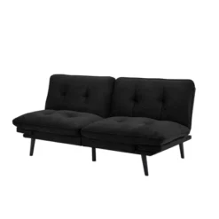 Finley Convertible Futon Sofa Bed Black - Serta -Furniture Shop GUEST 38121e83 dc94 4283 b7b0 041ee87cf536