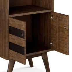 70" Wright Bookcase With Storage Rustic Natural Aged Brown-WyndenHall 15 70" Wright Bookcase With Storage Rustic Natural Aged Brown-WyndenHall -Furniture Shop GUEST 396d0e35 2d91 42ff afa0 6a9535350ed8