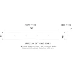 Alaterre Furniture Alpine Natural Brown Live Edge Bench With Coat Hook Set Metal And Wood -Furniture Shop GUEST 397a3af1 088e 4a05 bd9b 8809b1a8cdb1