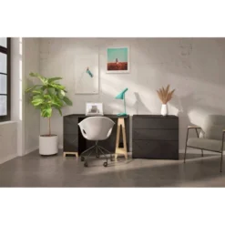 Atypik Desk With 3 Drawer File Cabinet - Nexera 9 Atypik Desk With 3 Drawer File Cabinet - Nexera -Furniture Shop GUEST 3998eef8 41d0 47c3 9cac 4caefb5a8622