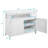 Costway Modern Kitchen Storage Cabinet Buffet Server Table 36" Sideboard Dining Wood White 1 Costway Modern Kitchen Storage Cabinet Buffet Server Table 36" Sideboard Dining Wood White -Furniture Shop GUEST 3a7e41cd 1e24 4474 b1e2 2b40a39e9339