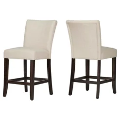 Set Of 2 24" Quinby Counter Height Barstools Wood - Inspire Q -Furniture Shop GUEST 3aff3842 1995 46e4 988a ef121f5de88e