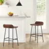 Lorton Low Back Metal Leg Wood Counter Height Barstool - Threshold™ -Furniture Shop GUEST 3b11b7c1 07e9 4cad 800a 6daaf9724e8f