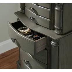 Sedalia Jewelry Armoire Gray - Powell Company -Furniture Shop GUEST 3d09f9d8 1938 497e 9933 e7a782f0d997