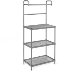 Costway 4-Tier Baker's Rack Microwave Oven Stand Shelves Kitchen Storage Rack Organizer -Furniture Shop GUEST 3d71fa2c fb5b 4f7f 9978 6a05a73ebdee