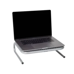 Mind Reader 2pk Metal Monitor Stand/Riser Silver -Furniture Shop GUEST 3d9862c4 19b1 42e2 8941 80db172dd12a