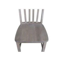 5pc Solid Wood 30" X 48" Dining Table And 4 Cafe Chairs Washed Gray Taupe - International Concepts -Furniture Shop GUEST 3dc58f66 e3c8 4153 a89c 6e42a5be863e