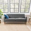 Adair Mid-Century Modern Sofa Couch With Armrest Pockets Tufted Linen Fabric - Mellow 2 Adair Mid-Century Modern Sofa Couch With Armrest Pockets Tufted Linen Fabric - Mellow -Furniture Shop GUEST 3e9337fb 61e5 4be5 94a5 3556afb96990