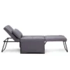 JOMEED CC70 4-in-1 Multi Function Folding Single Sofa Convertible Sleeper Bed With Retractable Footrest And 5 Level Adjustable Backrest, Gray -Furniture Shop GUEST 3e951cf4 7960 4719 8a0e 32eaa1a9544c