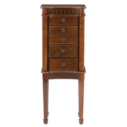 Kasey Jewelry Armoire Walnut - Powell Company -Furniture Shop GUEST 3eda9dd3 9538 40c5 bb02 273637776881